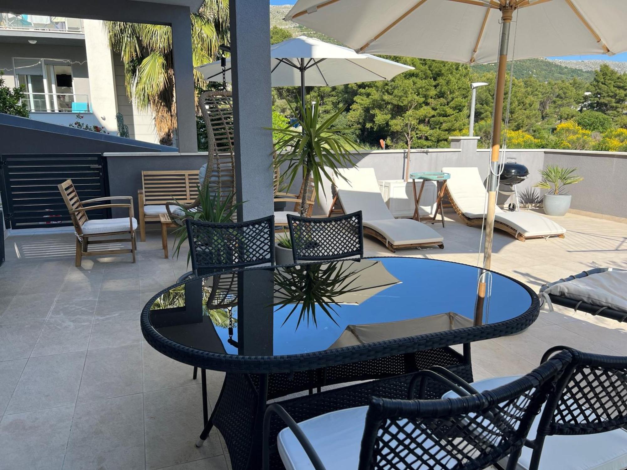 Apartment Sirius Podstrana Bagian luar foto