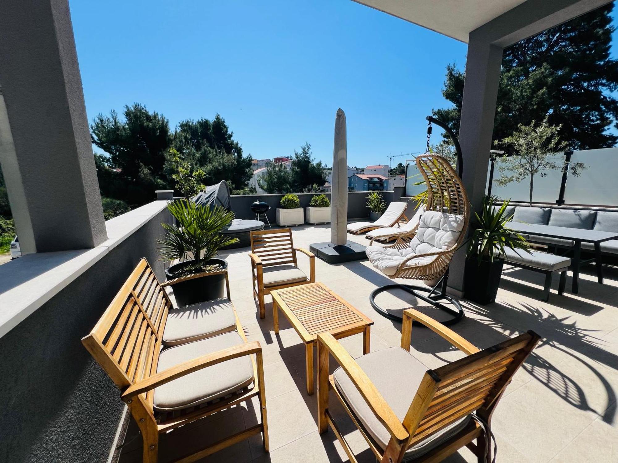 Apartment Sirius Podstrana Bagian luar foto