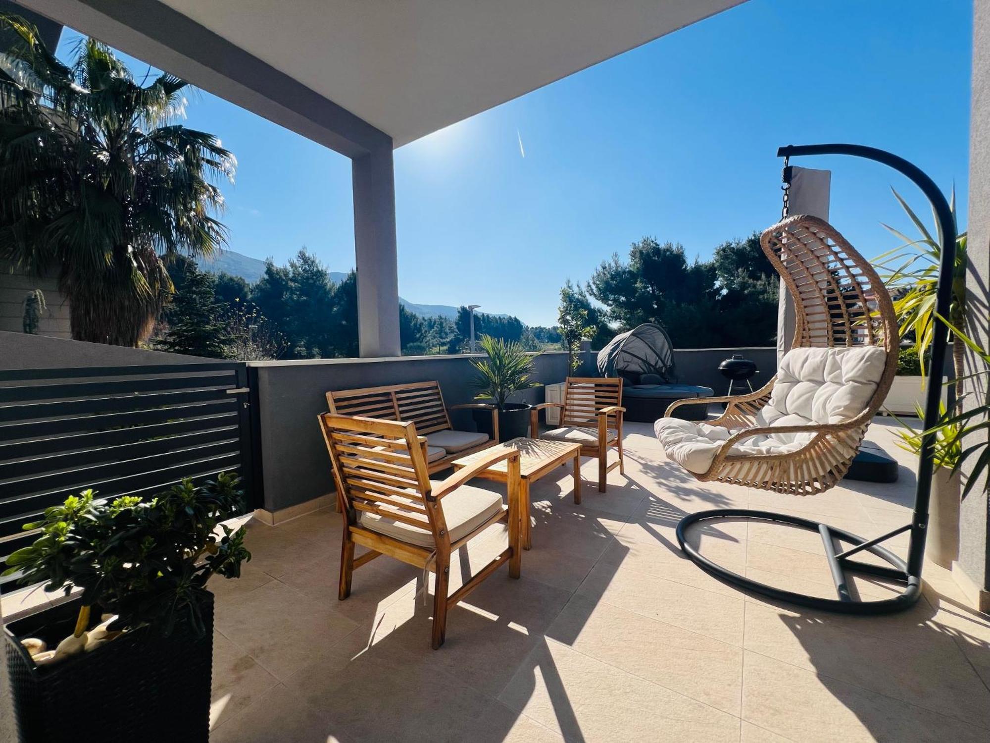 Apartment Sirius Podstrana Bagian luar foto