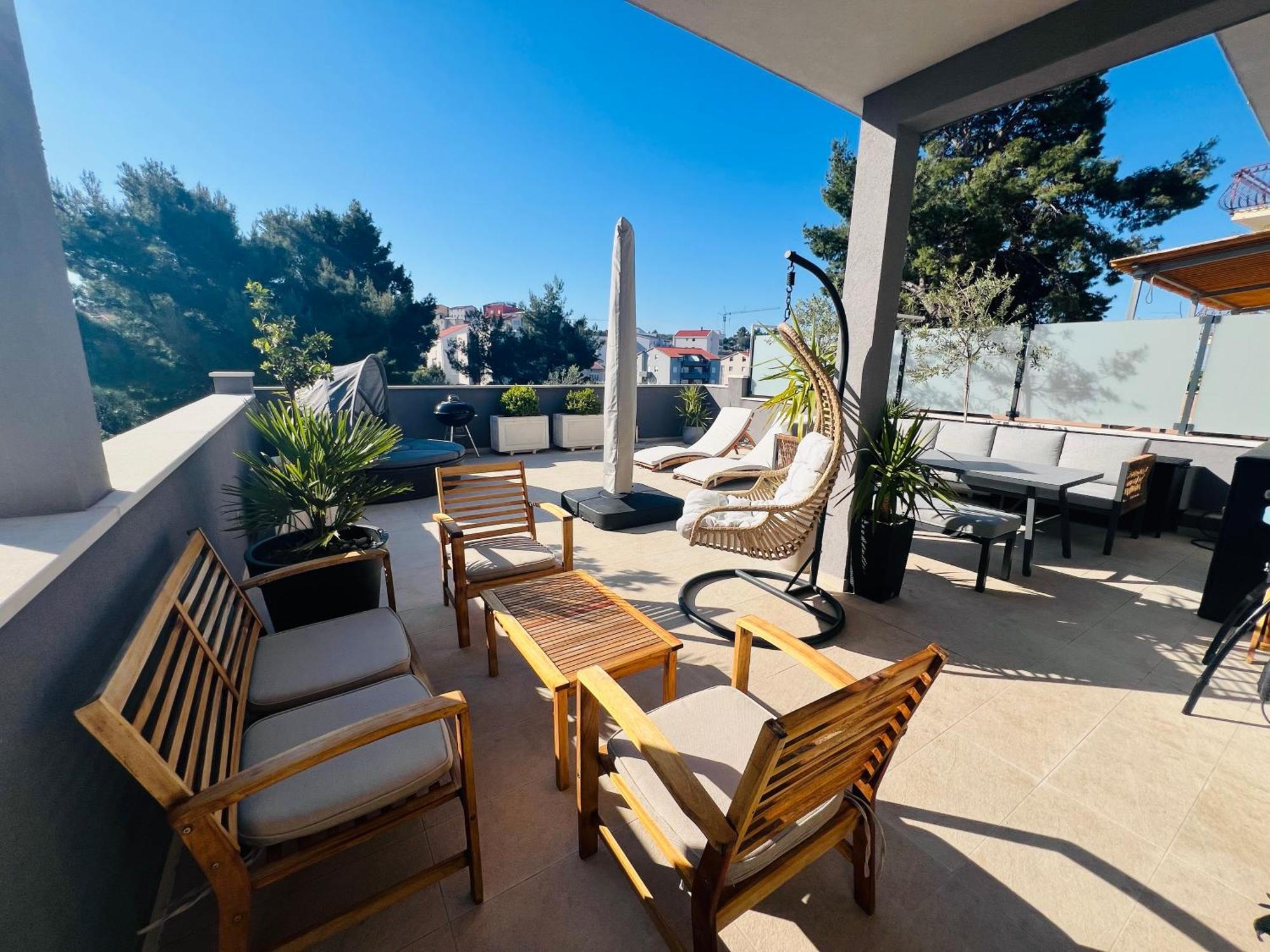 Apartment Sirius Podstrana Bagian luar foto