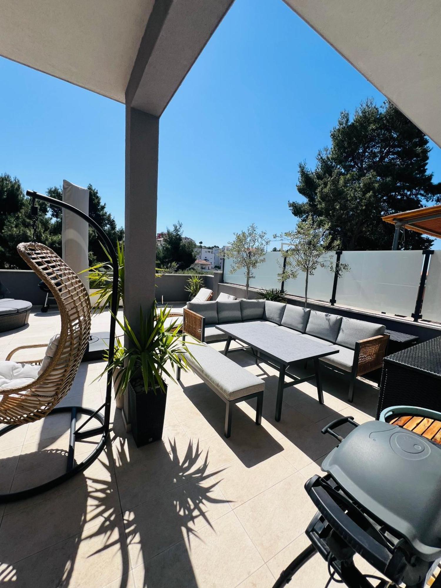 Apartment Sirius Podstrana Bagian luar foto
